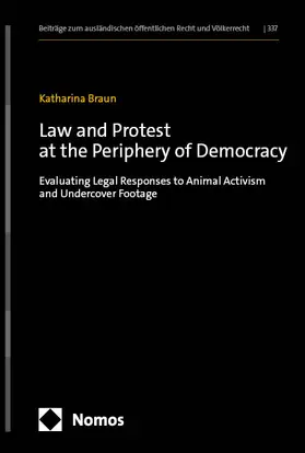 Braun |  Law and Protest at the Periphery of Democracy | Buch |  Sack Fachmedien