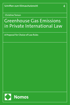 Toman |  Greenhouse Gas Emissions in Private International Law | Buch |  Sack Fachmedien