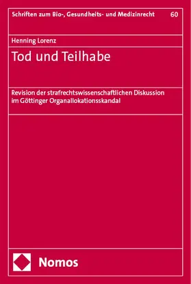 Lorenz |  Tod und Teilhabe | Buch |  Sack Fachmedien