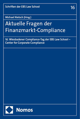 Nietsch | Aktuelle Fragen der Finanzmarkt-Compliance | Buch | 978-3-7560-1801-7 | sack.de