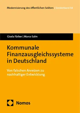 Färber / Salm |  Kommunale Finanzausgleichssysteme in Deutschland | Buch |  Sack Fachmedien