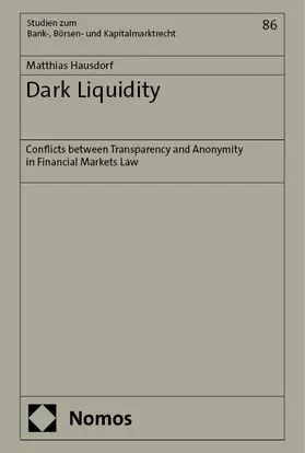 Hausdorf |  Dark Liquidity | Buch |  Sack Fachmedien