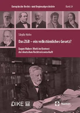 Hofer |  Das ZGB - ein volkstümliches Gesetz? | Buch |  Sack Fachmedien