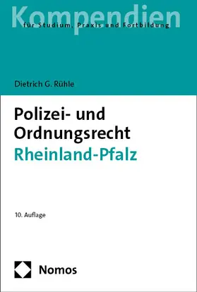 Rühle |  Polizei- und Ordnungsrecht Rheinland-Pfalz | Buch |  Sack Fachmedien