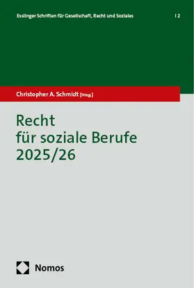 Schmidt |  Recht für soziale Berufe 2025/26 | Buch |  Sack Fachmedien