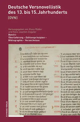 Ridder / Ziegeler |  German Verse-Couplet Tales from the Thirteenth to the Fifteenth Centuries | Buch |  Sack Fachmedien