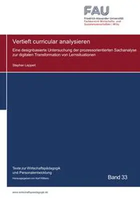 Leppert |  Blaue Reihe / Vertieft curricular analysieren | Buch |  Sack Fachmedien