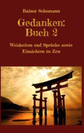 Schumann |  Gedanken Buch 2 | Buch |  Sack Fachmedien