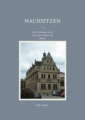 Hager |  Nachsitzen | eBook | Sack Fachmedien