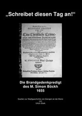 Stark |  Brandgedenkpredigt 1655 | Buch |  Sack Fachmedien