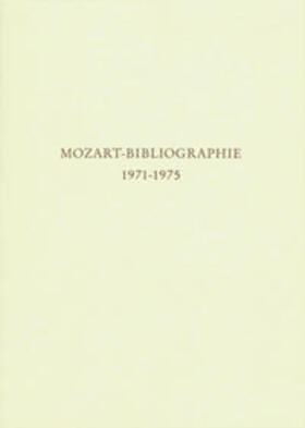 Angermüller / Schneider |  Mozart-Bibliographie / Mozart-Bibliographie | Buch |  Sack Fachmedien