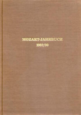 Internationale Stiftung Mozarteum, Salzburg |  Mozart-Jahrbuch / 1989/90 | Buch |  Sack Fachmedien