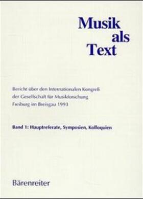 Berio / Stierle / Powers |  Musik als Text / Musik als Text | Buch |  Sack Fachmedien