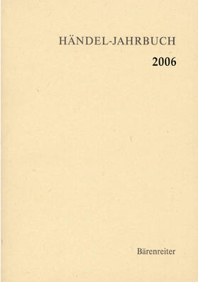  Händel-Jahrbuch / Händel-Jahrbuch | Buch |  Sack Fachmedien