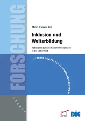 Kronauer |  Inklusion und Weiterbildung | Buch |  Sack Fachmedien