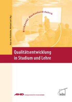 Lent / von Richthofen |  Qualitätsentwicklung in Studium und Lehre | eBook | Sack Fachmedien