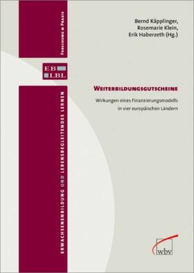 Käpplinger / Klein / Haberzeth |  Weiterbildungsgutscheine | eBook | Sack Fachmedien