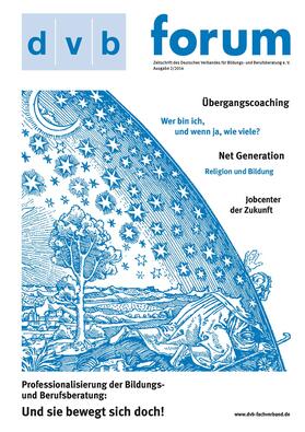 Deutscher Verband f Bildungs- und Berufsberatung e.V. |  dvb-forum  02/2014 | Buch |  Sack Fachmedien