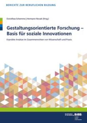 Schemme / Novak |  Gestaltungsorientierte Forschung - Basis für soziale Innovationen | Buch |  Sack Fachmedien