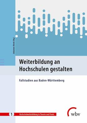 Klenk |  Weiterbildung an Hochschulen gestalten | eBook | Sack Fachmedien