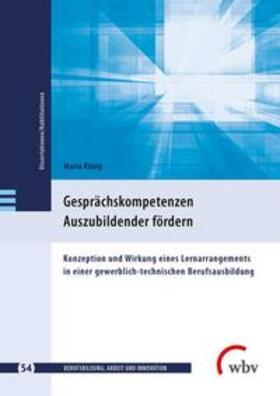 König / Jenewein / Friese |  Gesprächskompetenzen Auszubildender fördern | Buch |  Sack Fachmedien