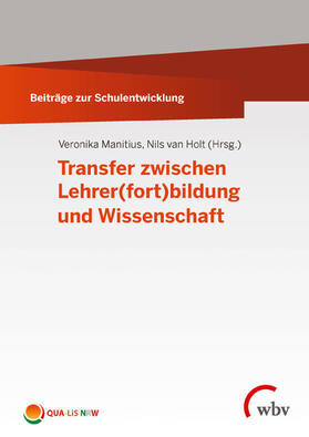 Manitius / van Holt |  Transfer zwischen Lehrer(fort)bildung und Wissenschaft | eBook | Sack Fachmedien