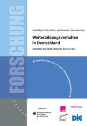 Bilger / Kuper / Hartmann |  Weiterbildungsverhalten in Deutschland | eBook | Sack Fachmedien