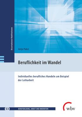 Pabst / Friese / Jenewein |  Beruflichkeit im Wandel | eBook | Sack Fachmedien