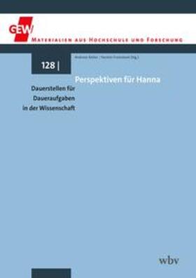 Keller / Frommont |  Perspektiven für Hanna | Buch |  Sack Fachmedien