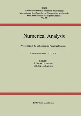 MARTI / DESCLOUX |  Numerical Analysis | Buch |  Sack Fachmedien