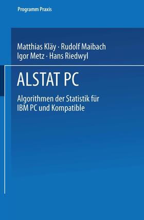 Kläy / Riedwyl / Maibach |  ALSTAT PC | Buch |  Sack Fachmedien