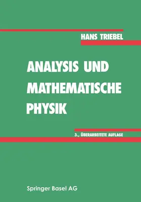 Triebel |  Analysis und mathematische Physik | Buch |  Sack Fachmedien