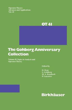 Goldberg / Lancaster / Kaashoek |  The Gohberg Anniversary Collection | Buch |  Sack Fachmedien