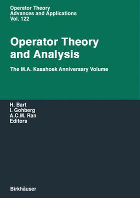 Bart / Ran / Gohberg |  Operator Theory and Analysis | Buch |  Sack Fachmedien