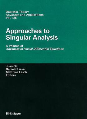 Gil / Lesch / Grieser |  Approaches to Singular Analysis | Buch |  Sack Fachmedien