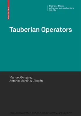 González / Martínez Abejón |  Tauberian Operators | eBook | Sack Fachmedien