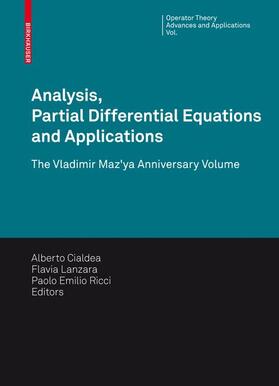 Cialdea / Ricci / Lanzara |  Analysis, Partial Differential Equations and Applications | Buch |  Sack Fachmedien