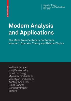 Adamyan / Berezansky / Gohberg |  Modern Analysis and Applications | eBook | Sack Fachmedien