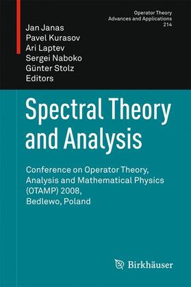 Janas / Kurasov / Stolz |  Spectral Theory and Analysis | Buch |  Sack Fachmedien