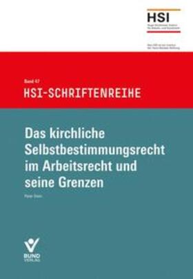Stein |  Stein, P: Kirchliche Selbstbestimmungsrecht im Arbeitsrecht | Buch |  Sack Fachmedien