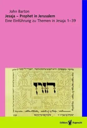 Barton / Bultmann |  Jesaja – Prophet in Jerusalem | Buch |  Sack Fachmedien