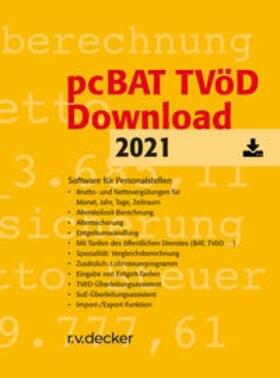  pcBAT TVöD Download | Datenbank |  Sack Fachmedien