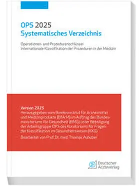  OPS 2025 Systematisches Verzeichnis | Buch |  Sack Fachmedien