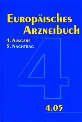  Europäisches Arzneibuch 4. Ausgabe, 5. Nachtrag (Ph.Eur.4.05) | Buch |  Sack Fachmedien