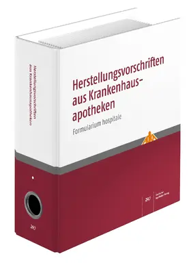 ADKA |  Herstellungsvorschriften aus Krankenhausapotheken | Loseblattwerk |  Sack Fachmedien