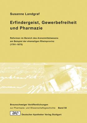 Landgraf |  Erfindergeist, Gewerbefreiheit und Pharmazie | Buch |  Sack Fachmedien