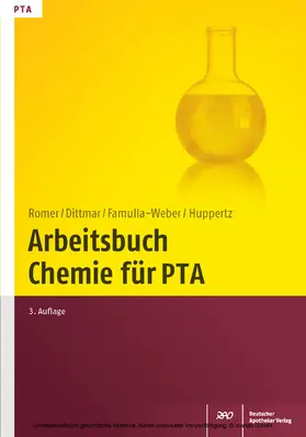 Dittmar / Romer / Famulla-Weber |  Arbeitsbuch Chemie für PTA | eBook | Sack Fachmedien