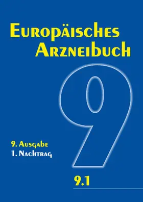  Europäisches Arzneibuch 9. Ausgabe, 1. Nachtrag | Buch |  Sack Fachmedien