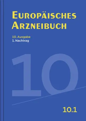  Europäisches Arzneibuch 10. Ausgabe, 1. Nachtrag | Buch |  Sack Fachmedien