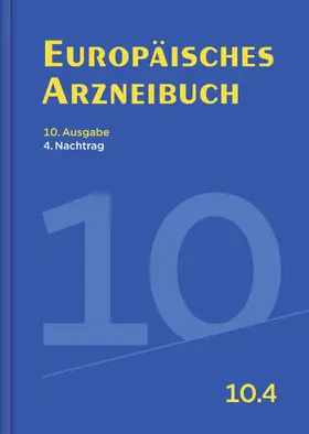  Europäisches Arzneibuch 10. Ausgabe, 4. Nachtrag | Buch |  Sack Fachmedien